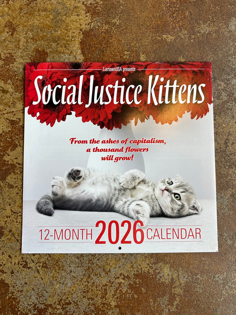 Social Justice Kittens 2026 Wall Calendar