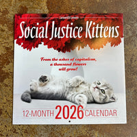 Social Justice Kittens 2026 Wall Calendar