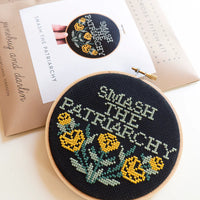 Smash the Patriarchy Cross Stitch Kit