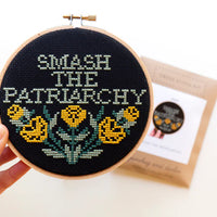 Smash the Patriarchy Cross Stitch Kit