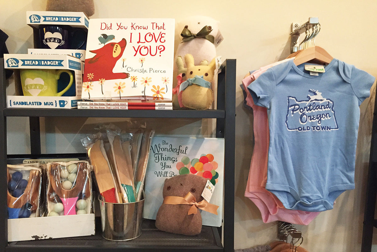 Craft Wonderland retail store baby and kid gift section