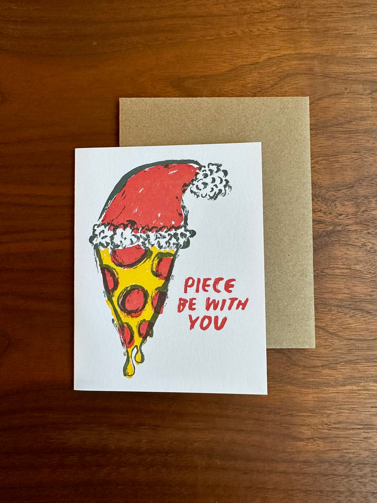 Piece Be With You Holiday Letterpress Card