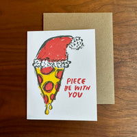 Piece Be With You Holiday Letterpress Card