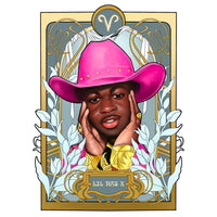 Black Zodiac Lil Nas X Print