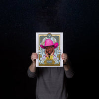Black Zodiac Lil Nas X Print