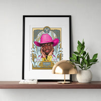 Black Zodiac Lil Nas X Print