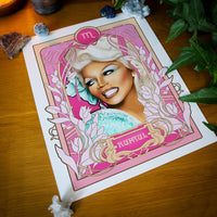Black Zodiac RuPaul Print