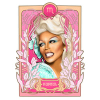 Black Zodiac RuPaul Print