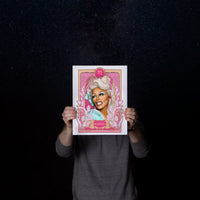Black Zodiac RuPaul Print