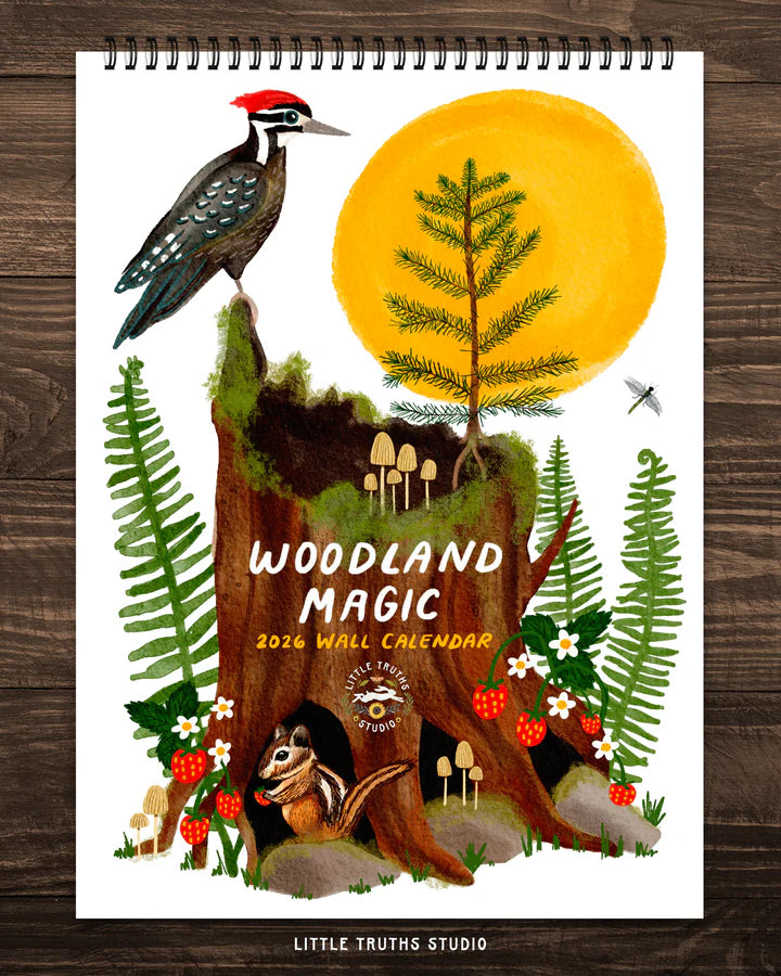 Woodland Magic 2026 Wall Calendar