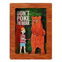 Don't Poke the Bear Magnet or Ornament