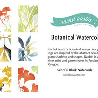 Botanical Watercolors Card Set