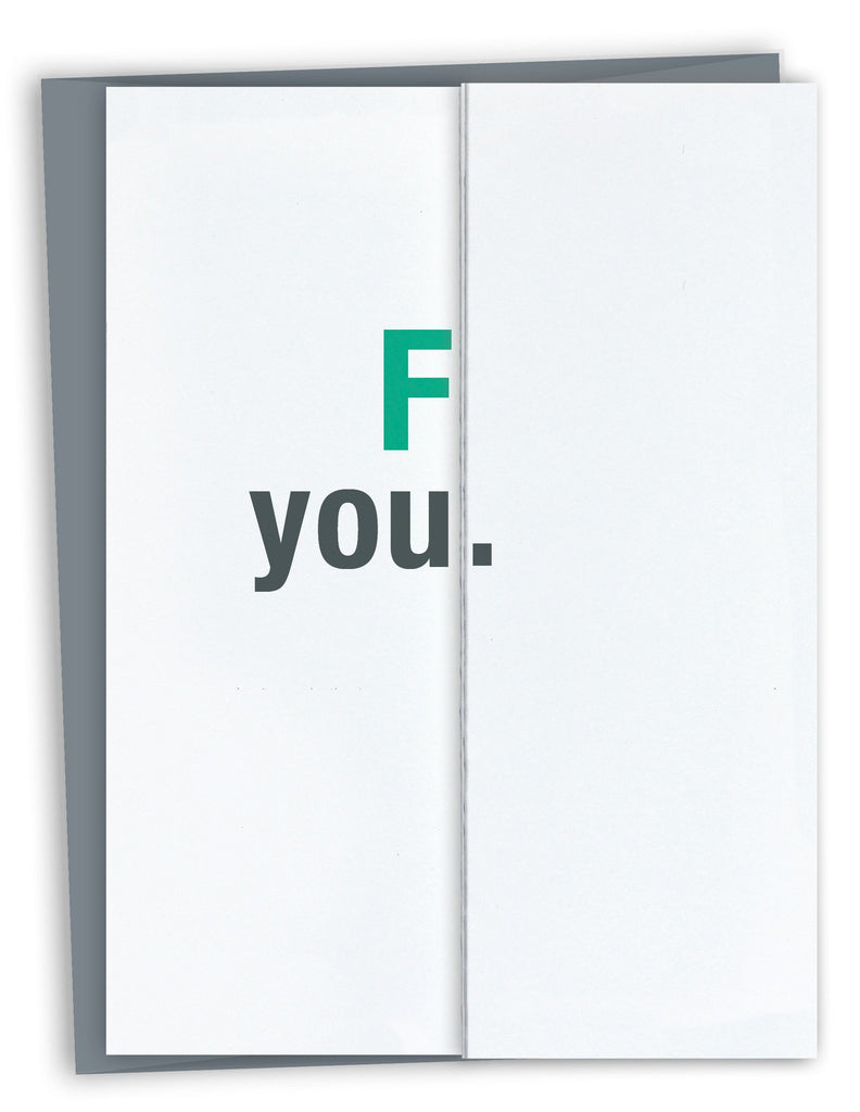 F You Fold Out Birthday Card