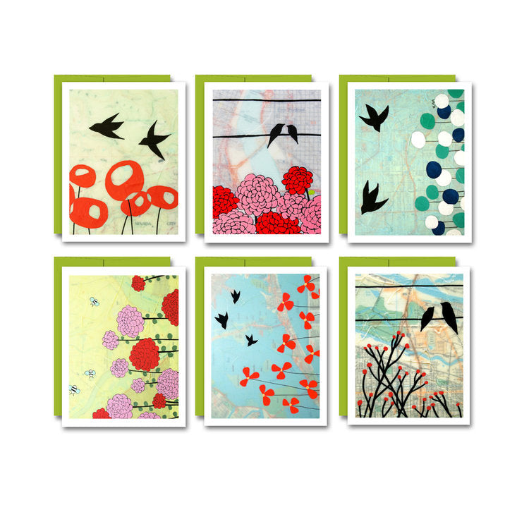 Flowers Card Set