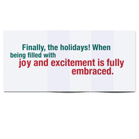 F Being Jolly Holiday Card