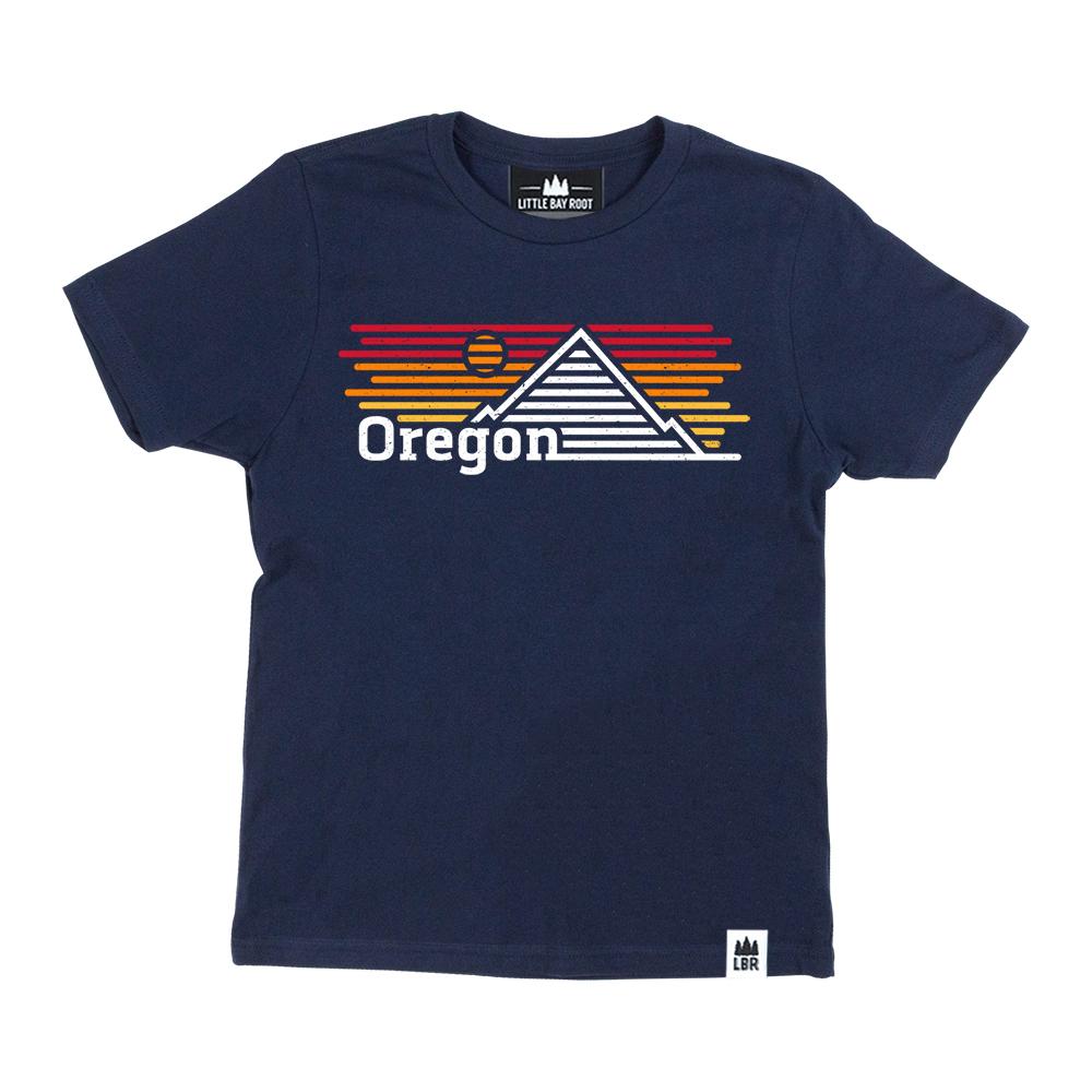 Little Bay Root Oregon Horizons Kids Tee