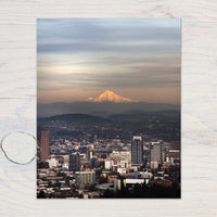 Mt. Hood Over Portland Photo Print