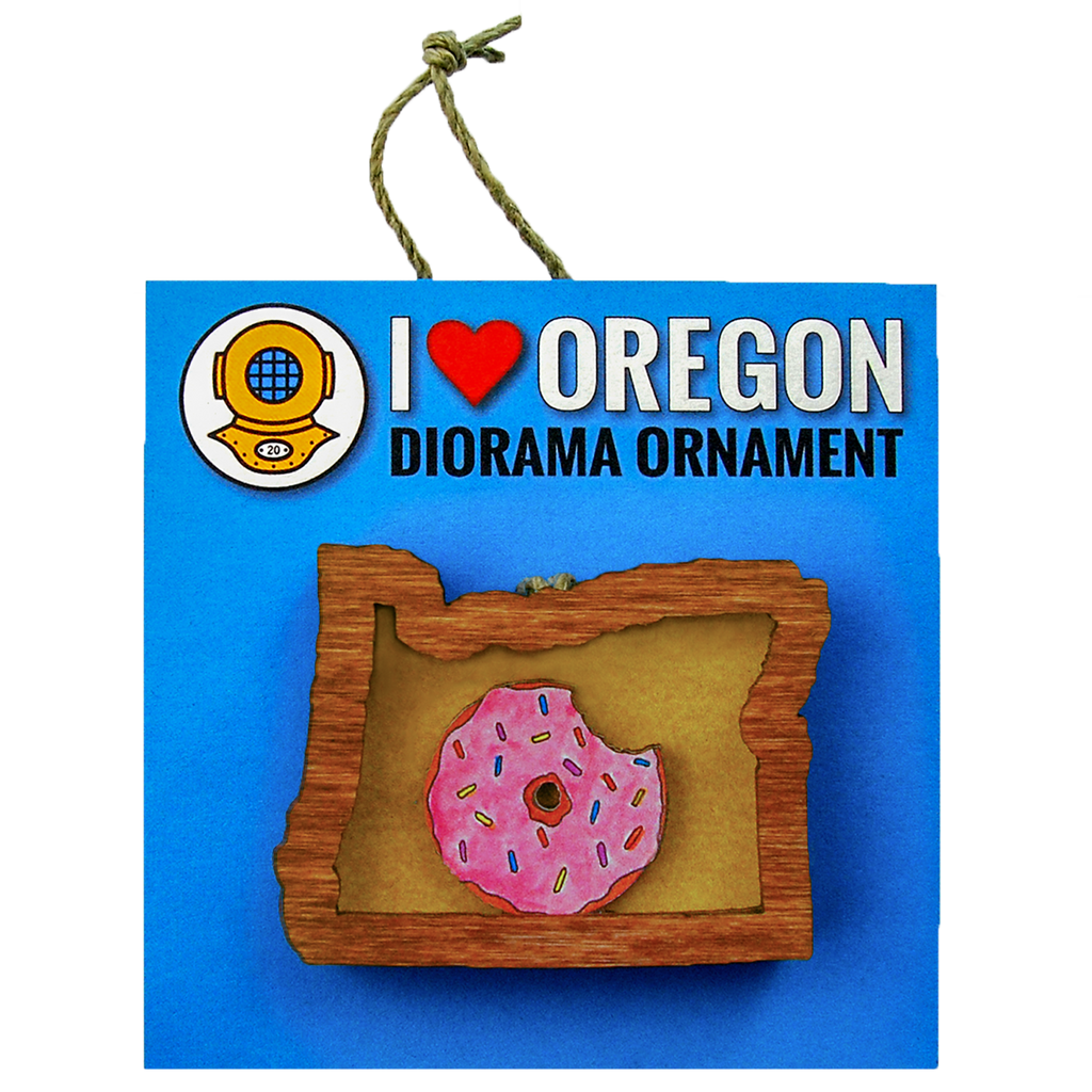 Donut Oregon Magnet or Ornament