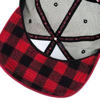 Oregon Republic trucker hat inside plaid