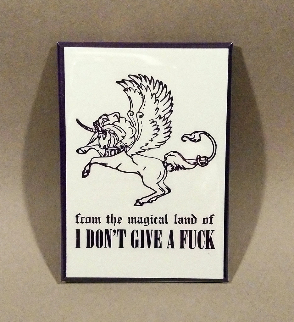 From the Magical Land of I Don't Give A F*ck Magnet