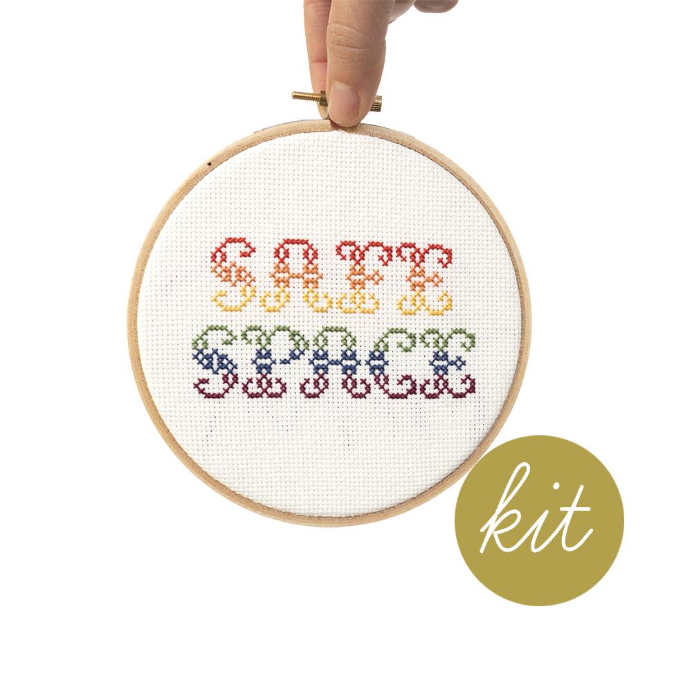 Safe Space Cross Stitch Kit
