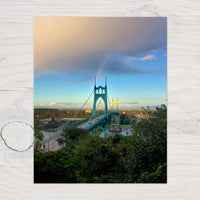 St. Johns Bridge Rainbow Photo Print