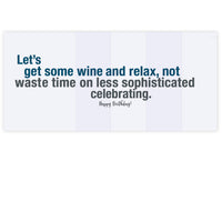 Let's Get Wasted Fold Out Birthday Card
