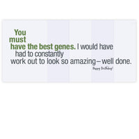 Had Work Done Fold Out Birthday Card