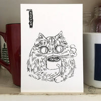 Coffee + Cannabis Cats Postcard Set