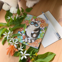 Floating in Flowers 3 Card