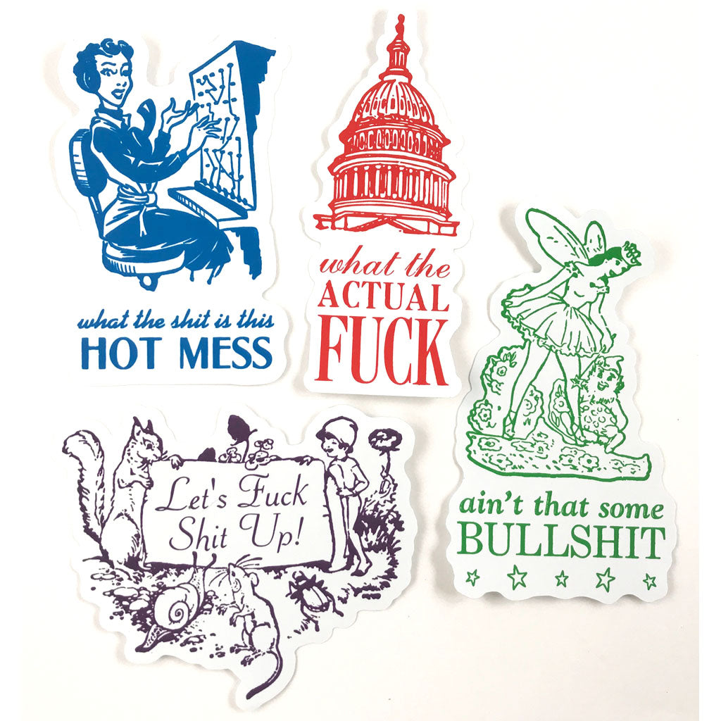 Hot Mess Sticker Set