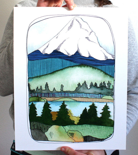 Mt. Hood Paint by Numbers Kit – Crafty Wonderland