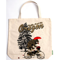 Pacific NorthWet Oregon Bear tote bag