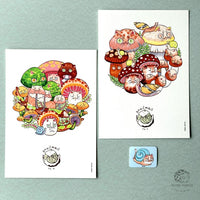 Snail Mail Cats Postcard Set