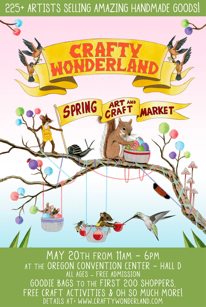 5 Reasons Not to Miss Our Spring Art + Craft Market!