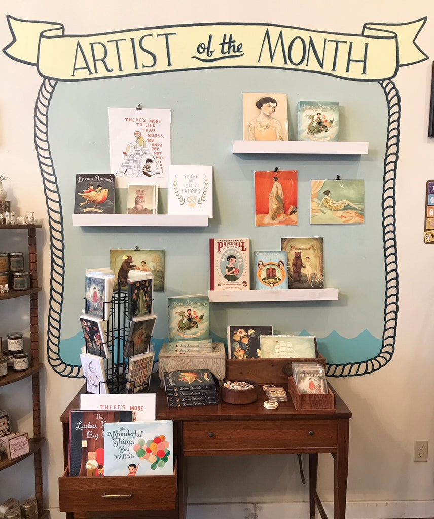 February Artist of the Month: Emily Martin of The Black Apple!