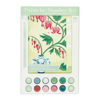 Bleeding Hearts Floral Paint by Numbers Kit