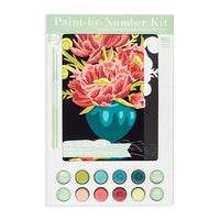 Peonies in Vase Paint by Numbers Kit