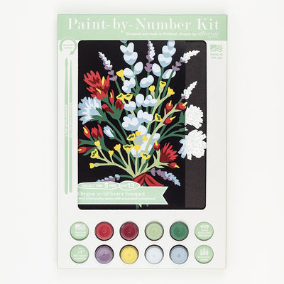 Oregon Wildflower Bouquet Paint by Numbers Kit