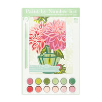 Dahlias in Vase Paint by Numbers Kit