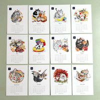 Curious Cats 2025 Desk Calendar