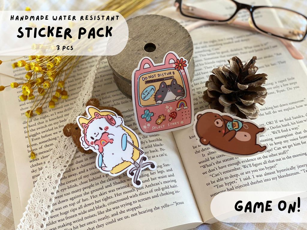 Sticker Packing Game Game On! Sticker Pack – Crafty Wonderland