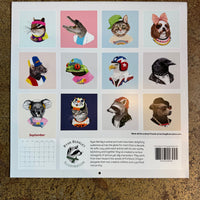 Berkley Illustration Retro Animals 2027 Wall Calendar