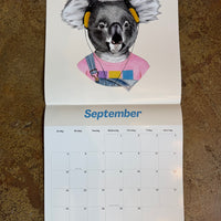 Berkley Illustration Retro Animals 2027 Wall Calendar