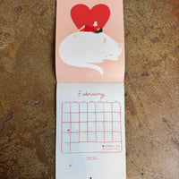 Girls & Cats Wall Calendar