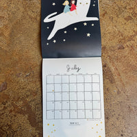 Girls & Cats Wall Calendar