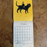 Girls & Cats Wall Calendar