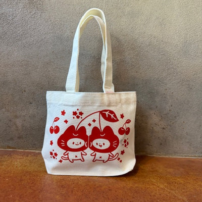 Love You Cherry Much Mini Tote Bag
