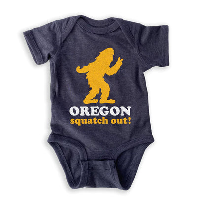 Squatch Out Oregon Onesie