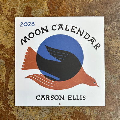 Carson Ellis 2026 Moon Wall Calendar